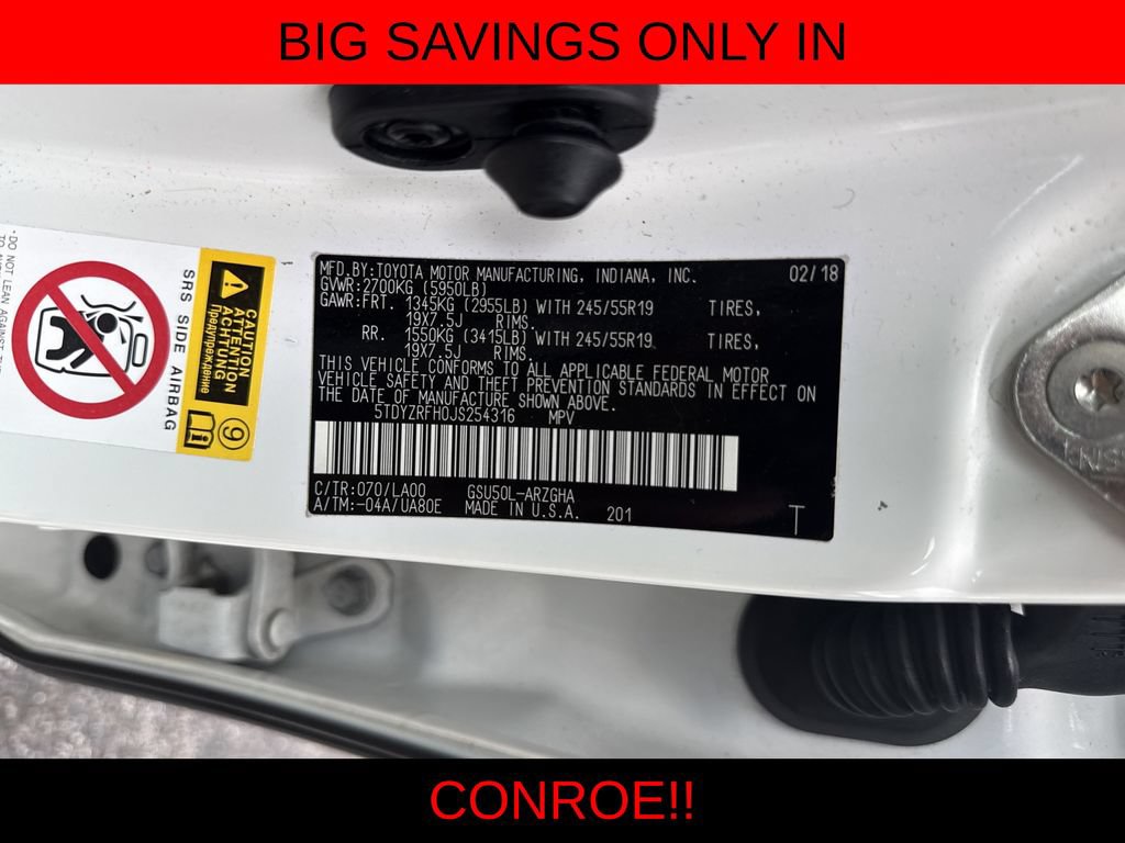 Used 2018 Toyota Highlander Limited FWD image 28