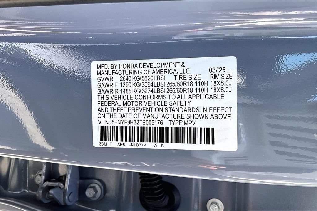 Used 2026 Honda Passport RTL image 16