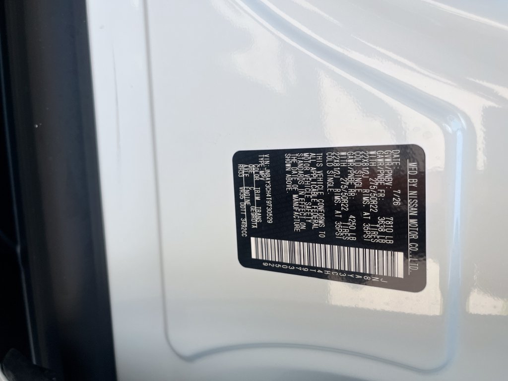 New 2026 Nissan Armada Platinum Reserve AWD/4WD image 29