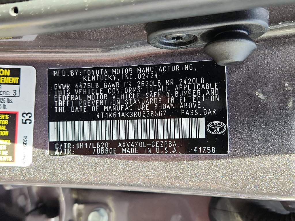 Used 2024 Toyota Camry XSE FWD image 26