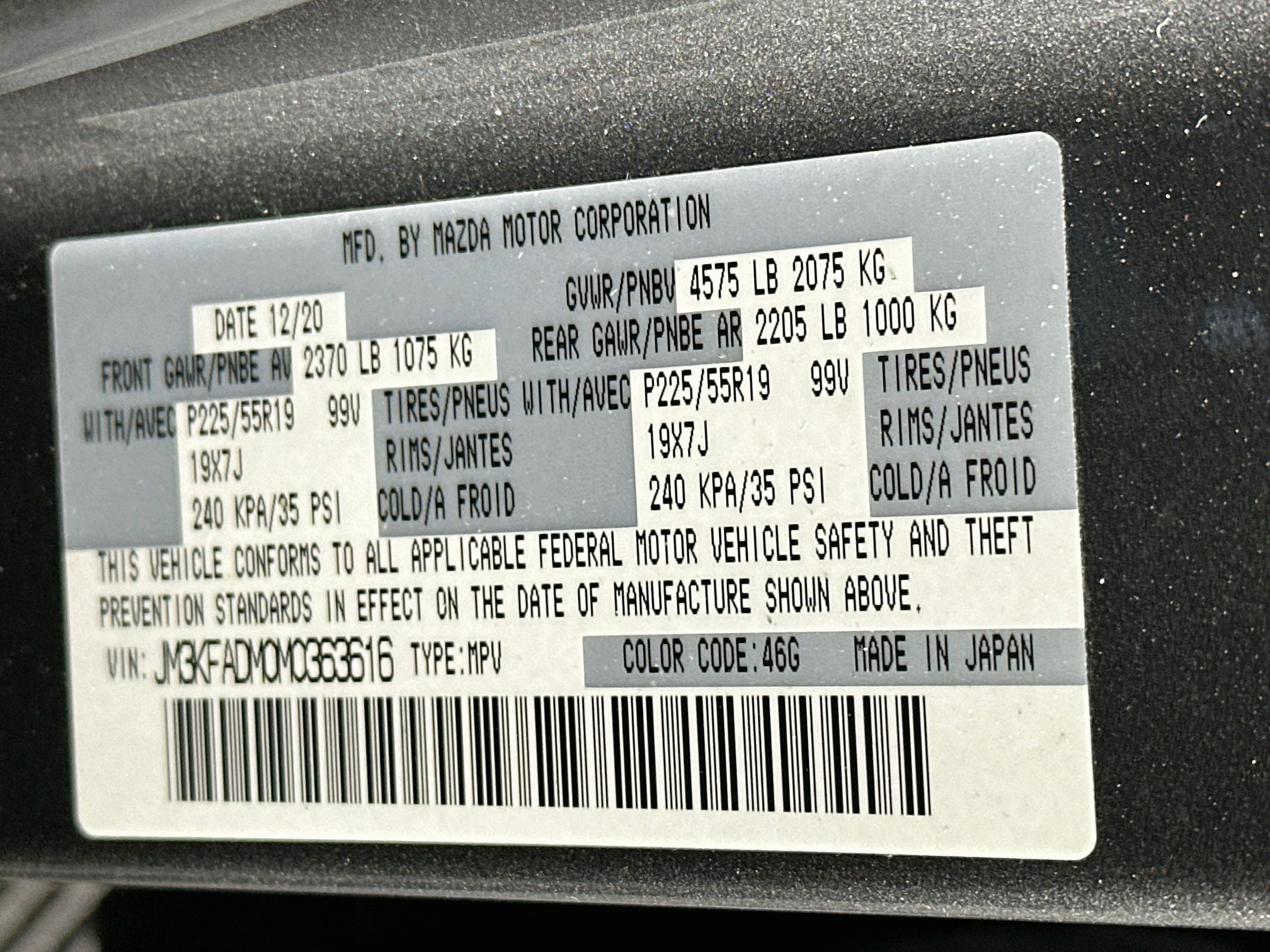Used 2021 MAZDA CX-5 Grand Touring FWD image 12