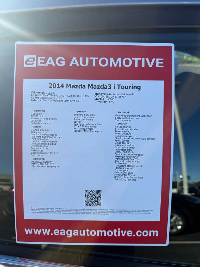 Used 2014 MAZDA MAZDA3 i Touring image 54