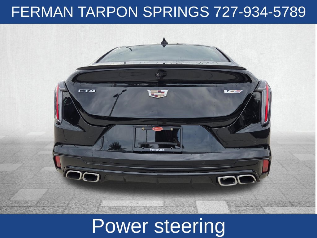 Certified 2025 Cadillac CT4 V w/ Navigation Package RWD image 9