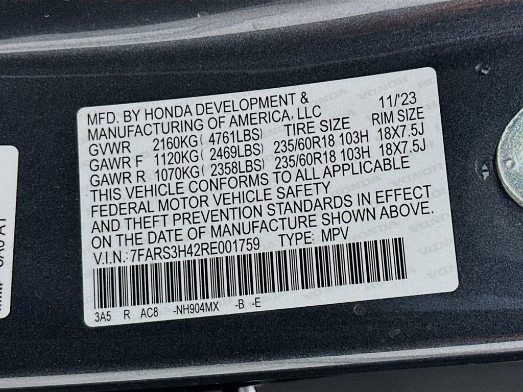 Certified 2024 Honda CR-V EX image 27