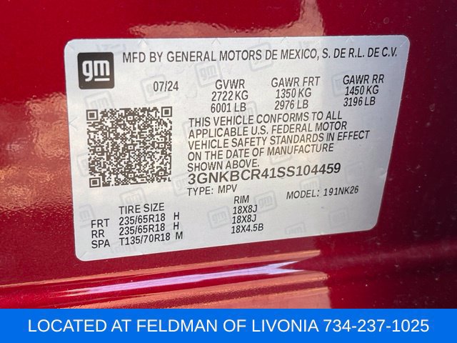 Used 2025 Chevrolet Blazer LT w/ Convenience Package FWD image 10