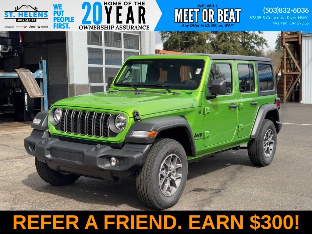 New 2025 Jeep Wrangler Sport S