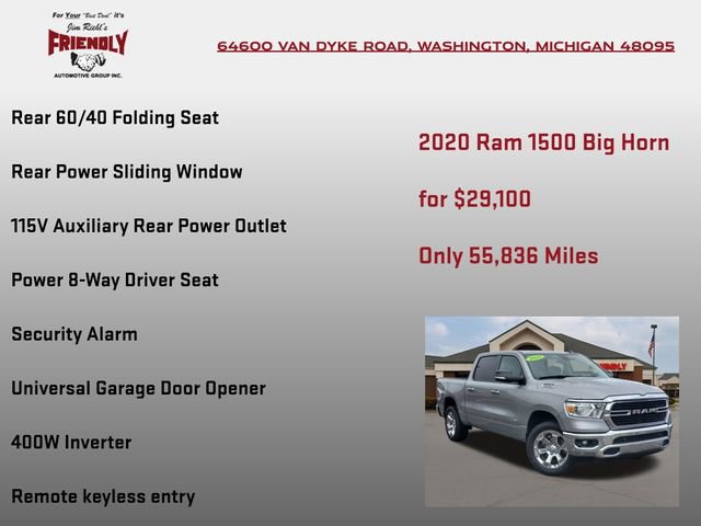 Used 2020 RAM 1500 Big Horn image 30
