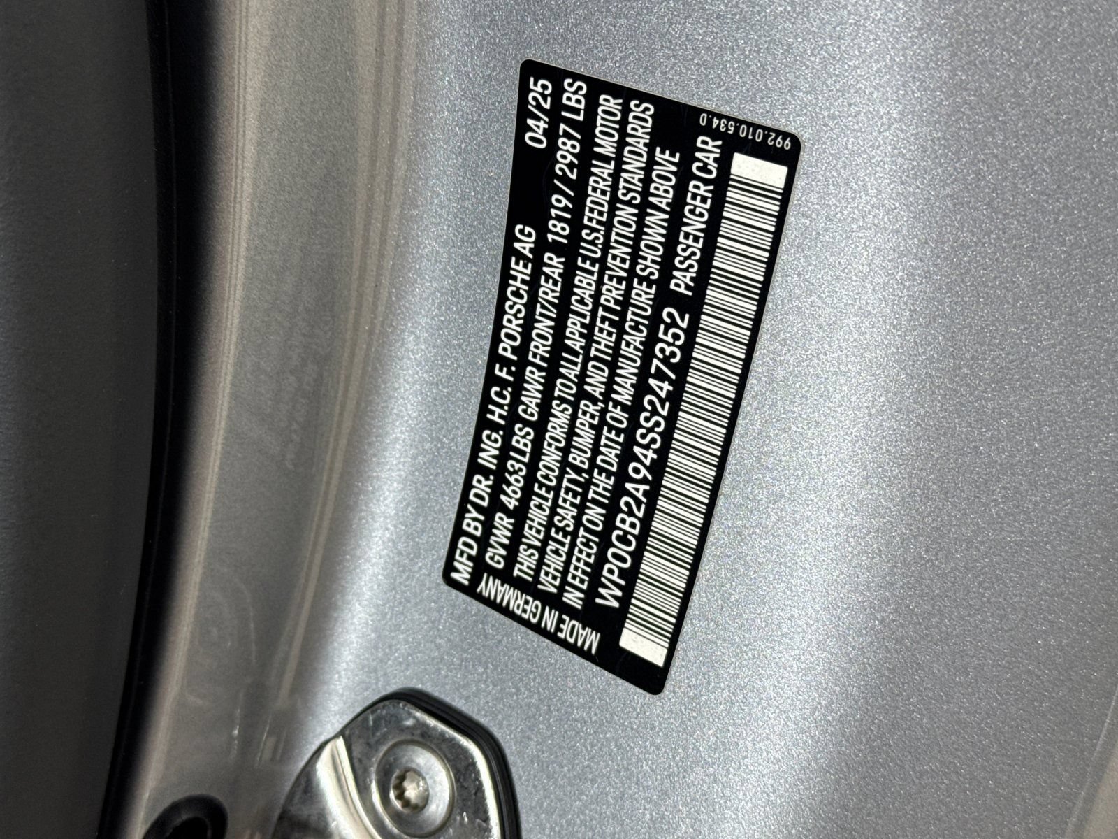 Certified 2025 Porsche 911 Carrera 4 GTS AWD/4WD image 28