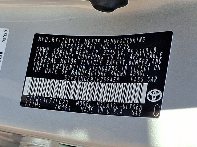 Certified 2026 Toyota Corolla SE FWD image 27