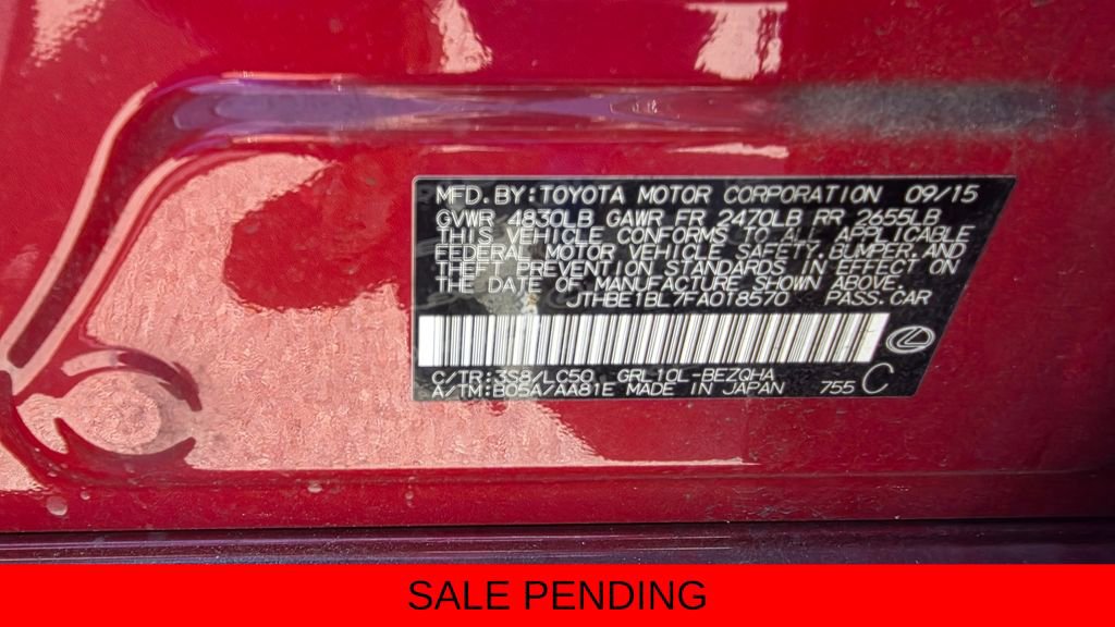 Used 2015 Lexus GS 350 w/ Premium Package RWD image 13