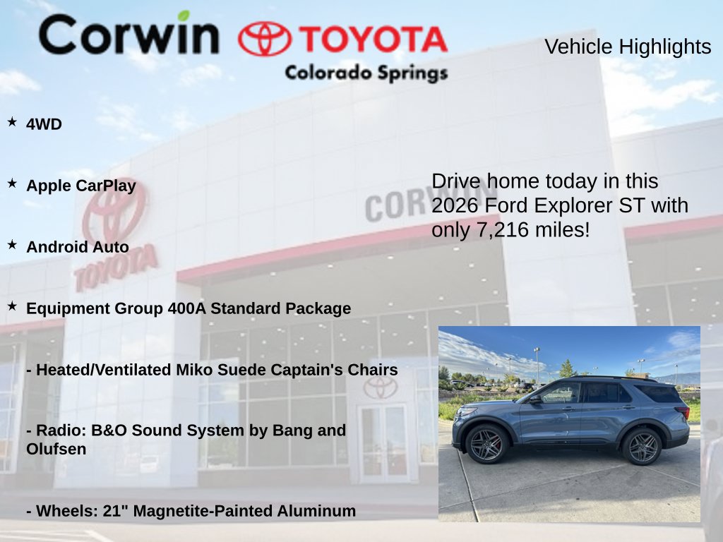 Used 2026 Ford Explorer ST AWD/4WD image 6