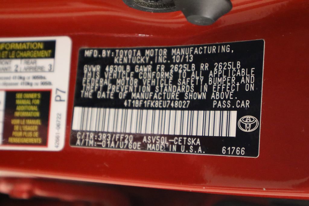 Used 2014 Toyota Camry SE FWD image 35
