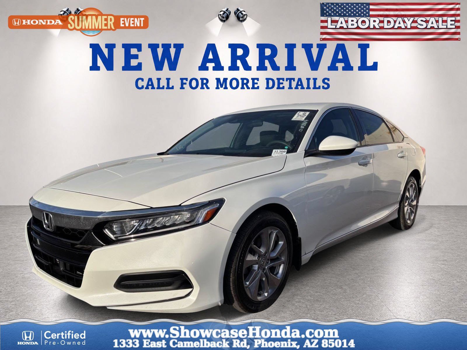 Certified 2019 Honda Accord LX image 1