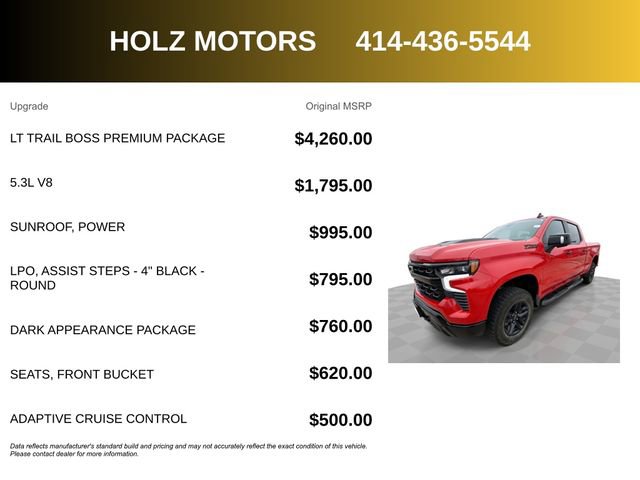 Certified 2024 Chevrolet Silverado 1500 LT Trail Boss w/ LT Trail Boss Premium Package image 5