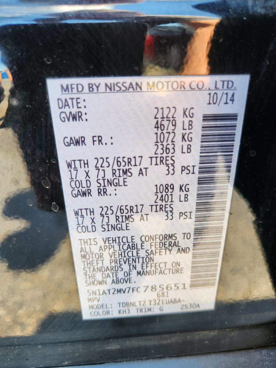 Used 2015 Nissan Rogue SV w/ SV Premium Package image 18