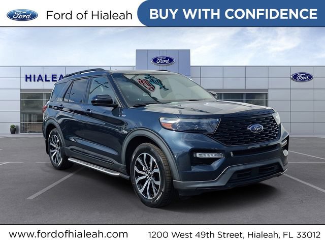 Used 2022 Ford Explorer ST-Line w/ Class IV Trailer Tow Package RWD image 1