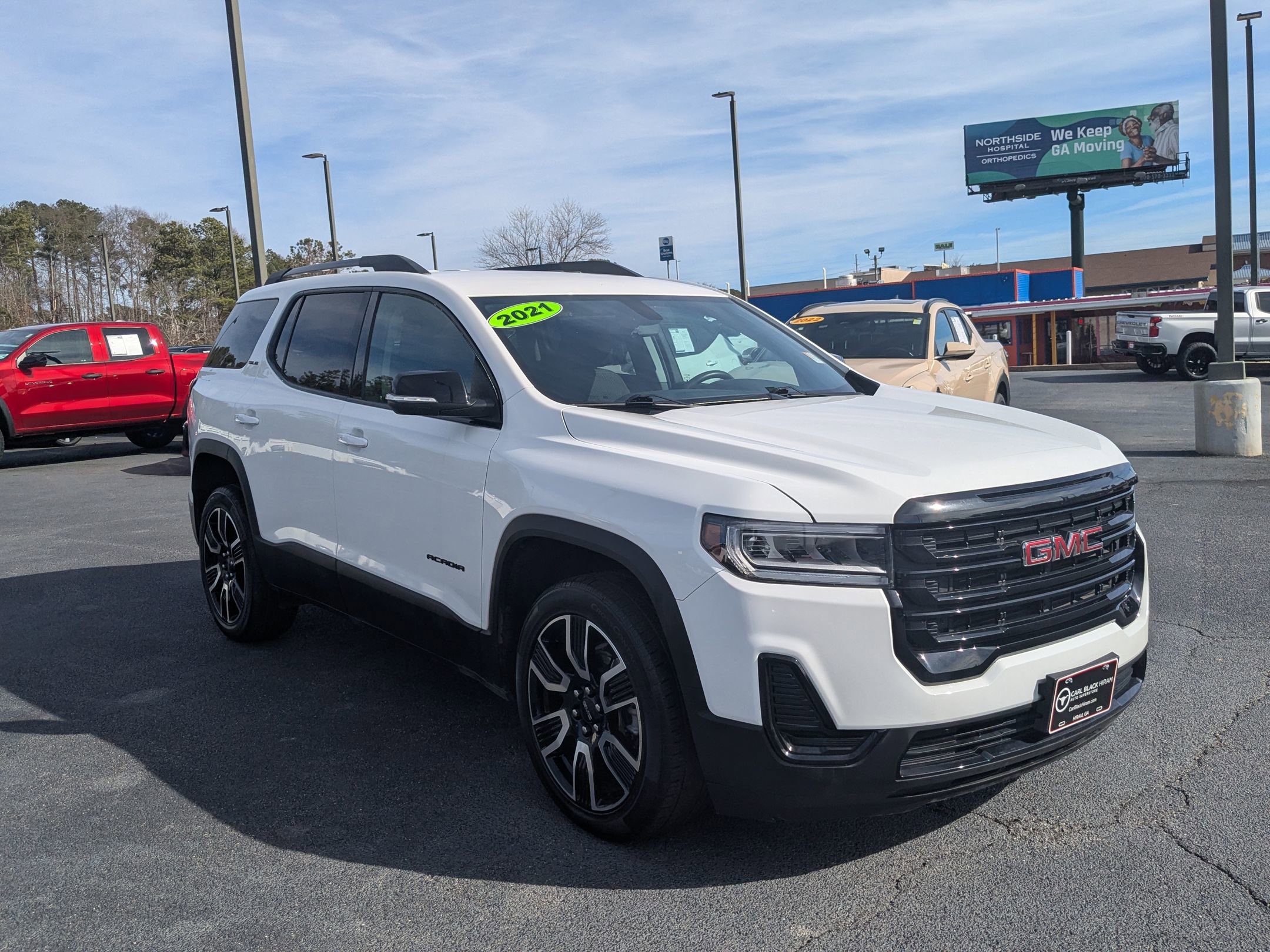 Used 2021 GMC Acadia SLE w/ Elevation Edition image 3