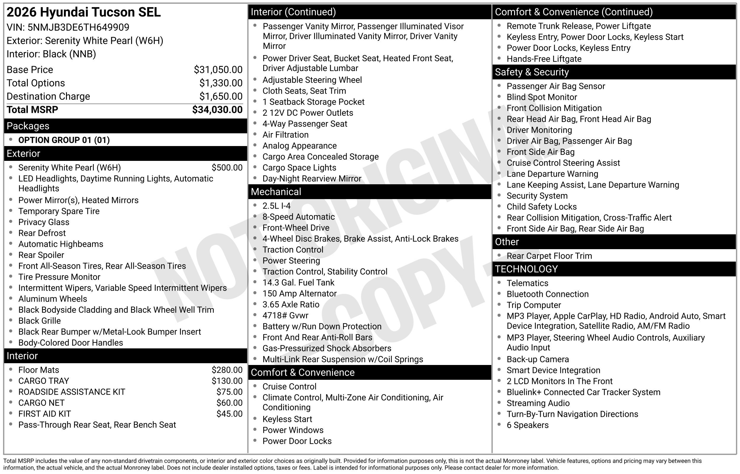 Used 2026 Hyundai Tucson SEL Plus FWD image 2