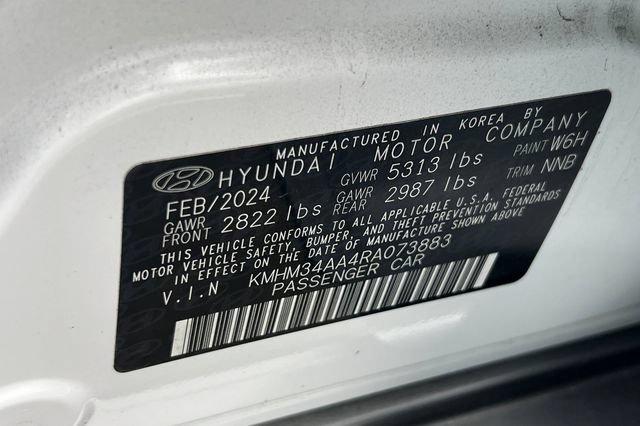 Certified 2024 Hyundai Ioniq 6 SEL RWD image 38