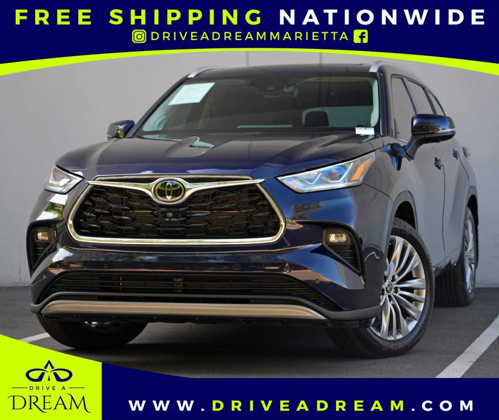Used 2025 Toyota Highlander Platinum AWD/4WD image 1