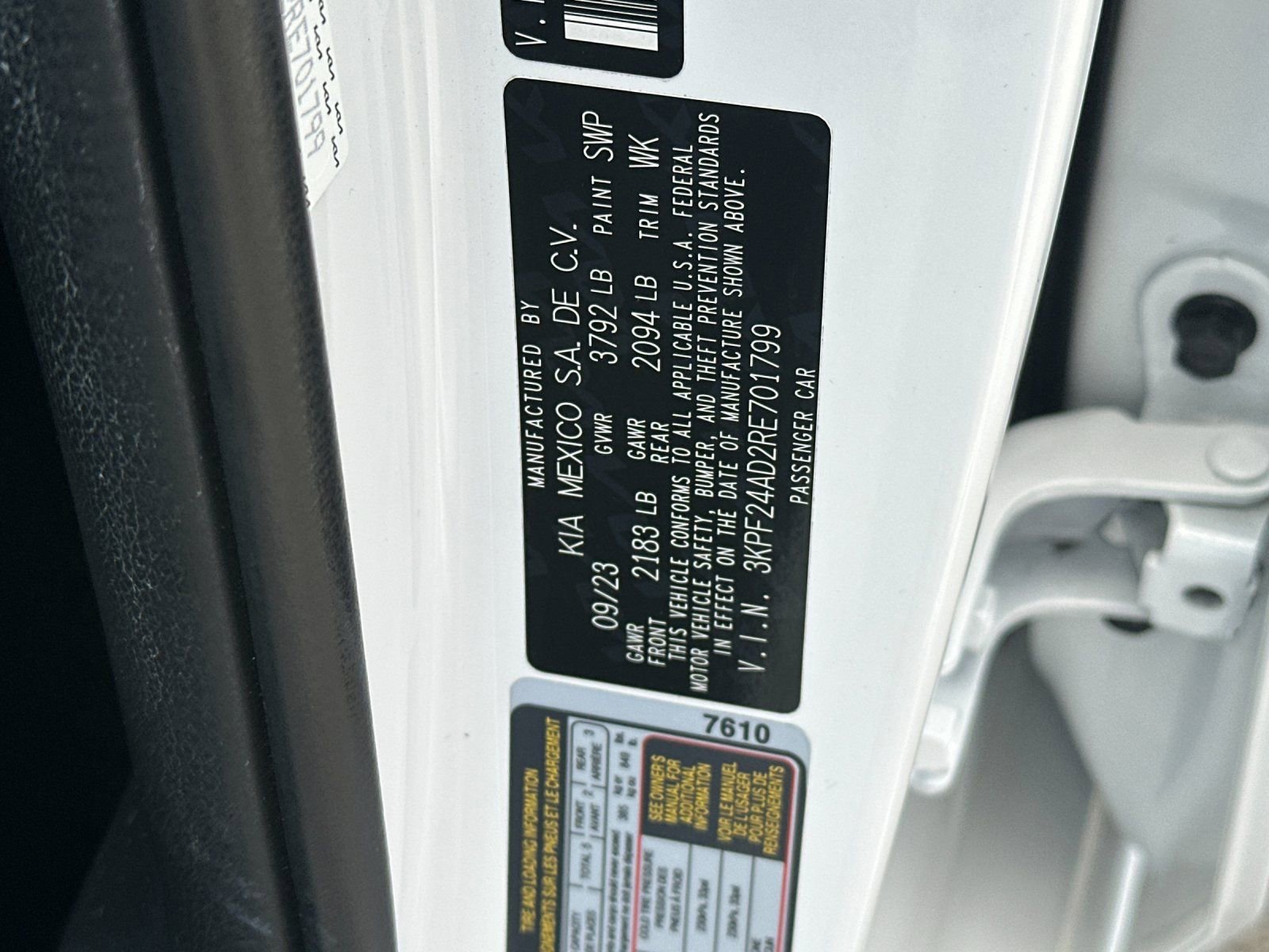 Used 2024 Kia Forte LXS w/ LXS Technology Package FWD image 27