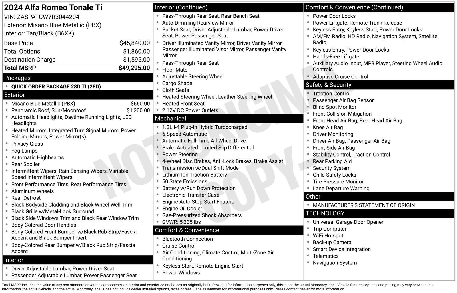 Used 2024 Alfa Romeo Tonale Ti image 28