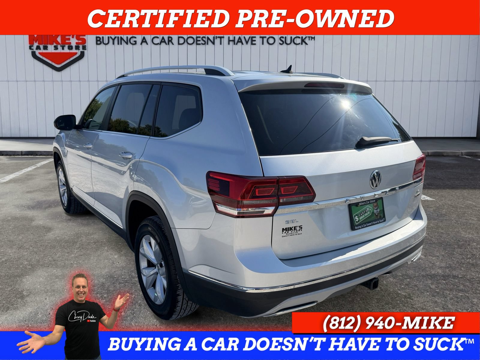 Used 2018 Volkswagen Atlas SEL AWD/4WD image 4