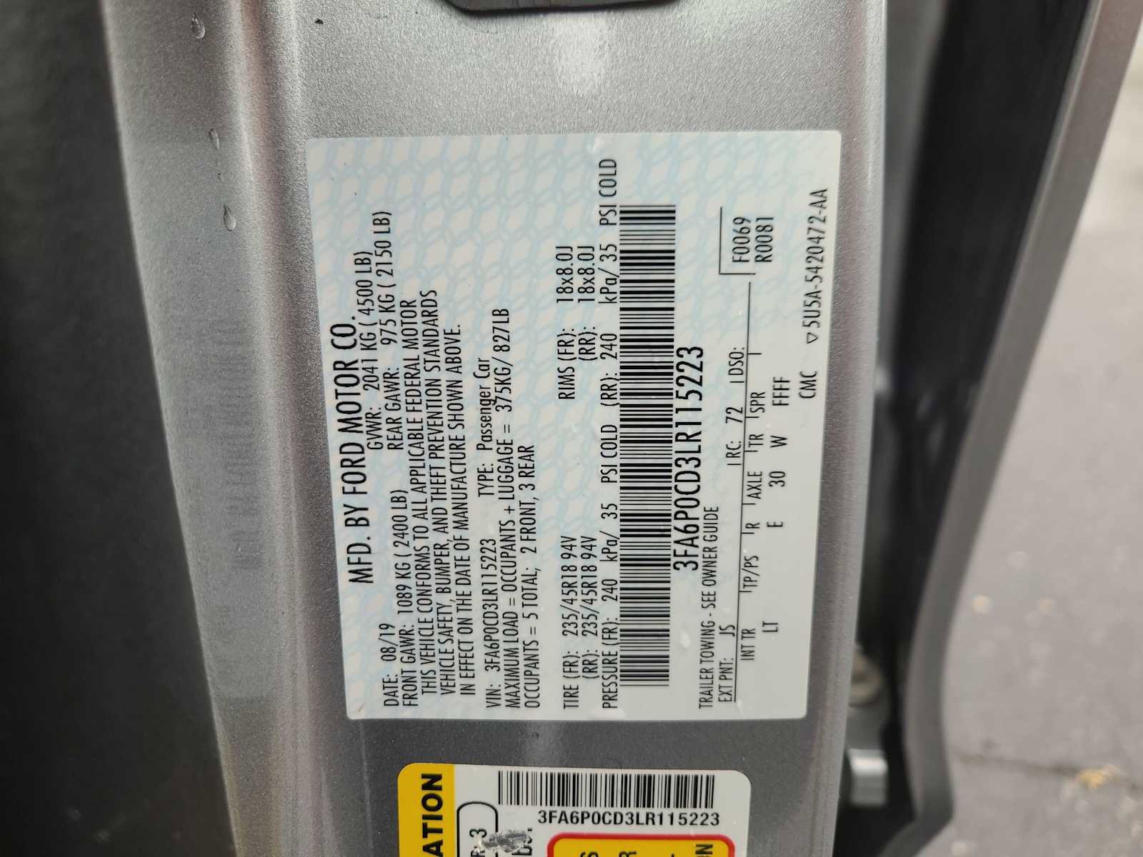 Used 2020 Ford Fusion SEL image 29