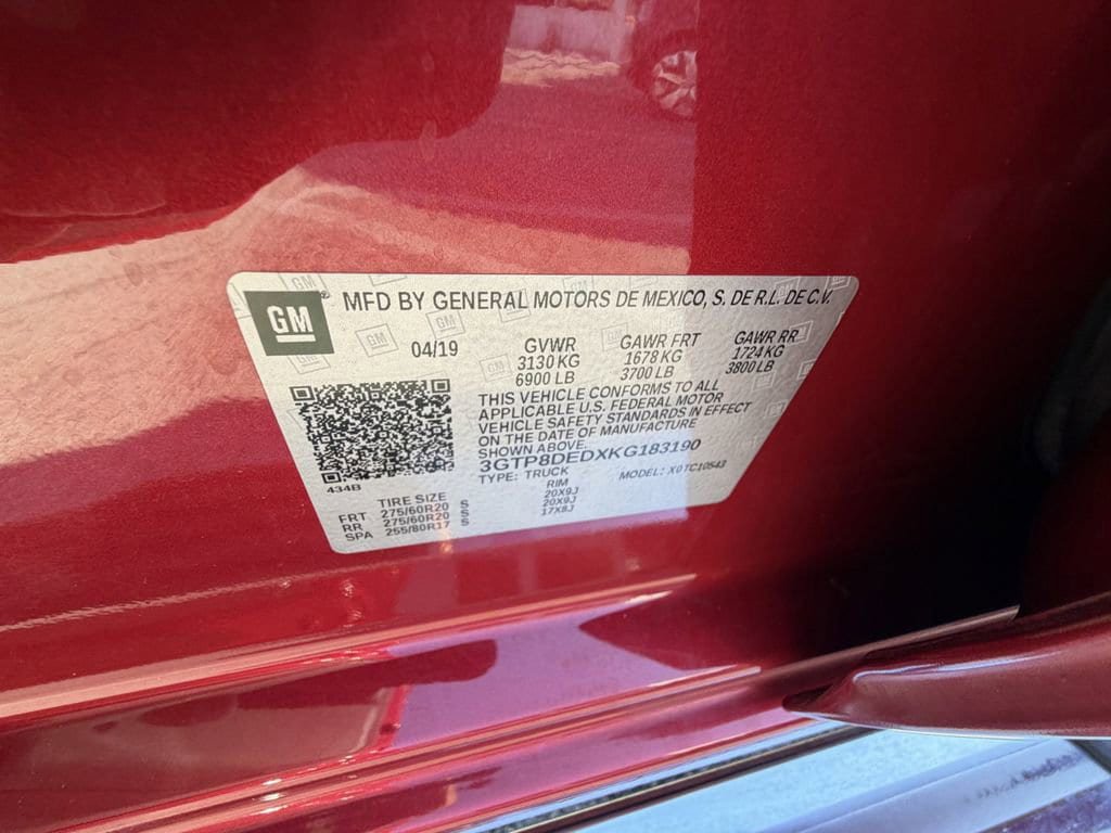 Used 2019 GMC Sierra 1500 SLT RWD image 34