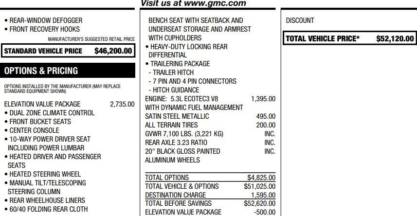 Used 2020 GMC Sierra 1500 Elevation w/ Elevation Value Package image 2