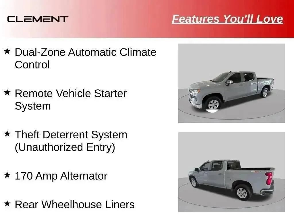 Used 2024 Chevrolet Silverado 1500 LT w/ Protection Package AWD/4WD image 88