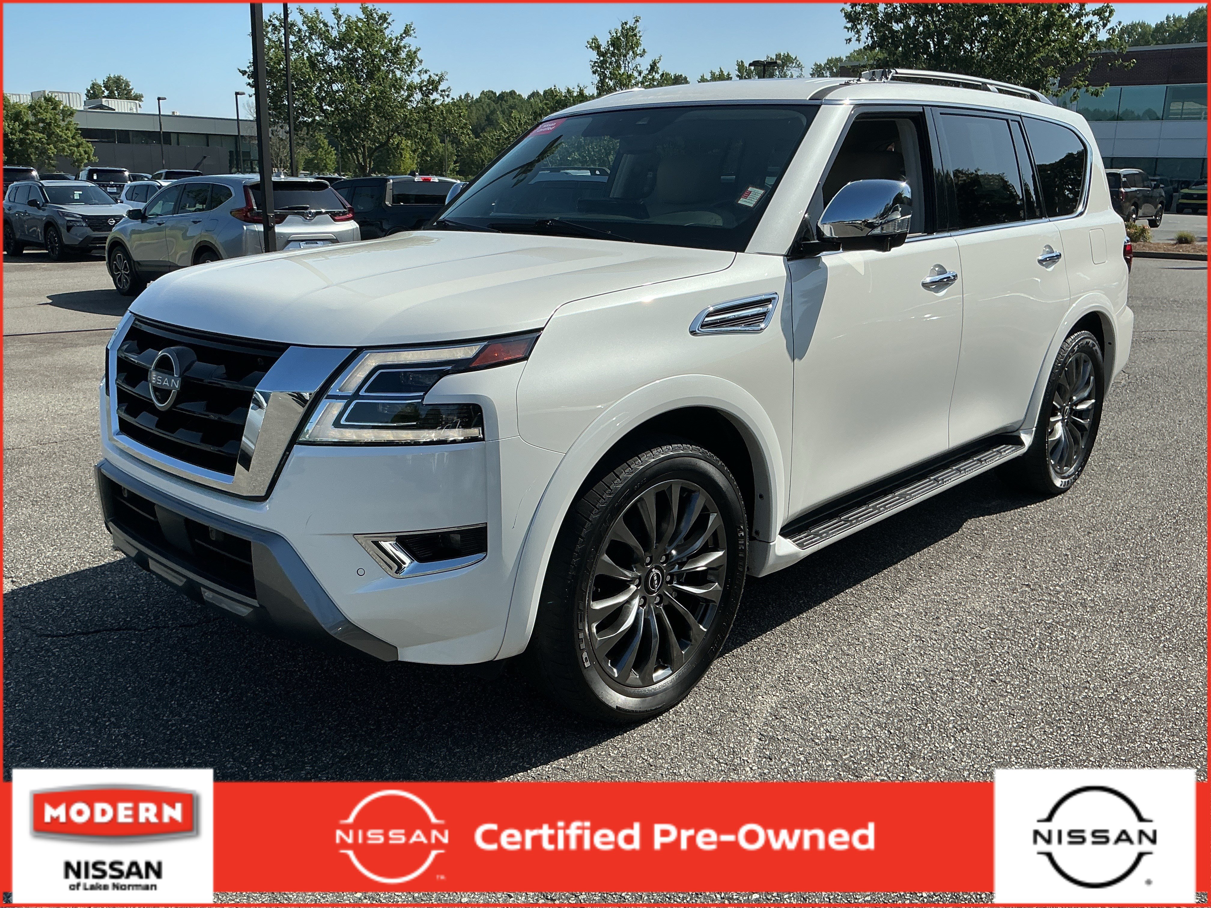 Certified 2023 Nissan Armada Platinum w/ Captain's Chairs Package