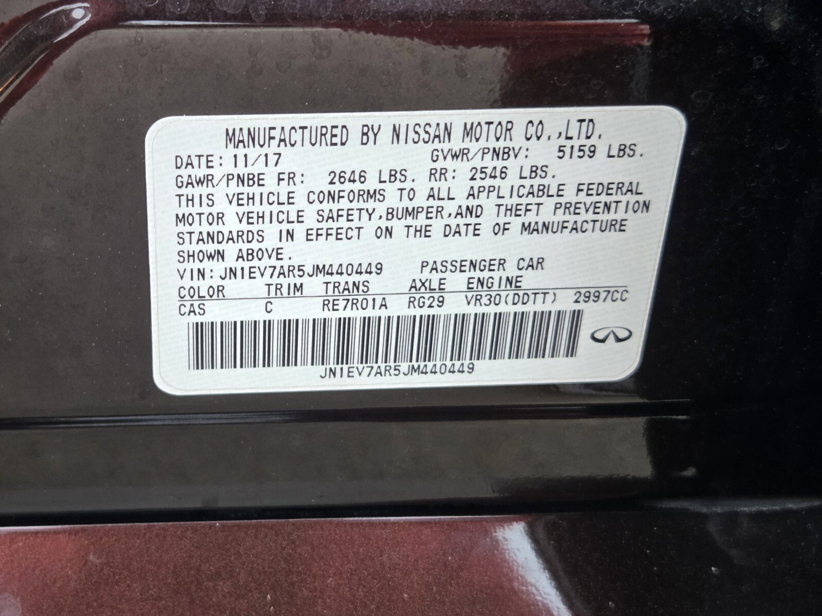 Used 2018 INFINITI Q50 Luxe w/ Essential Package (3.0T Luxe) image 36