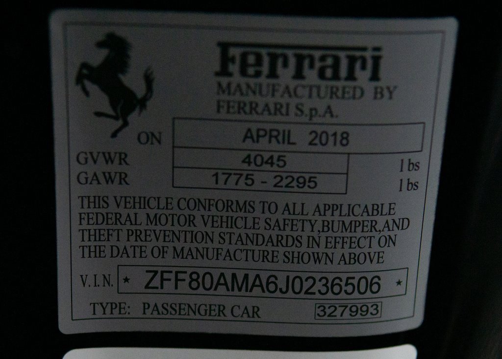 Certified 2018 Ferrari 488 Spider image 31