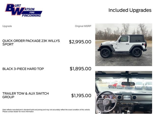 Used 2023 Jeep Wrangler Willys video 3