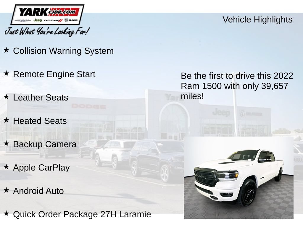 Certified 2022 RAM 1500 Laramie AWD/4WD image 13