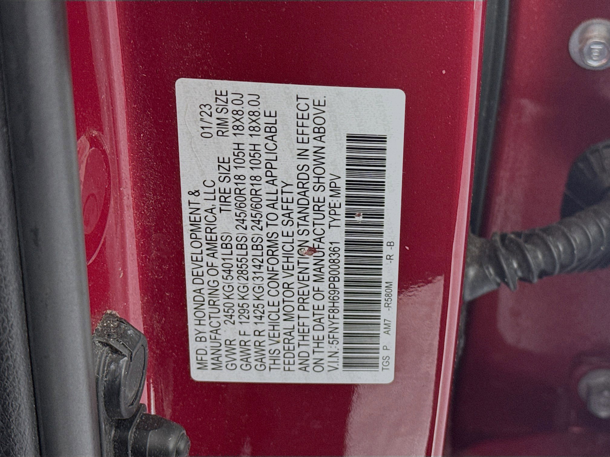 Certified 2023 Honda Passport TrailSport image 33