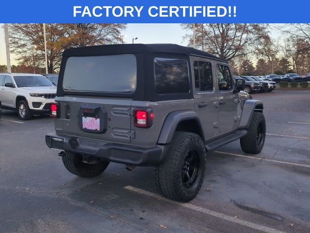 Certified 2020 Jeep Wrangler Unlimited Sport S image 5