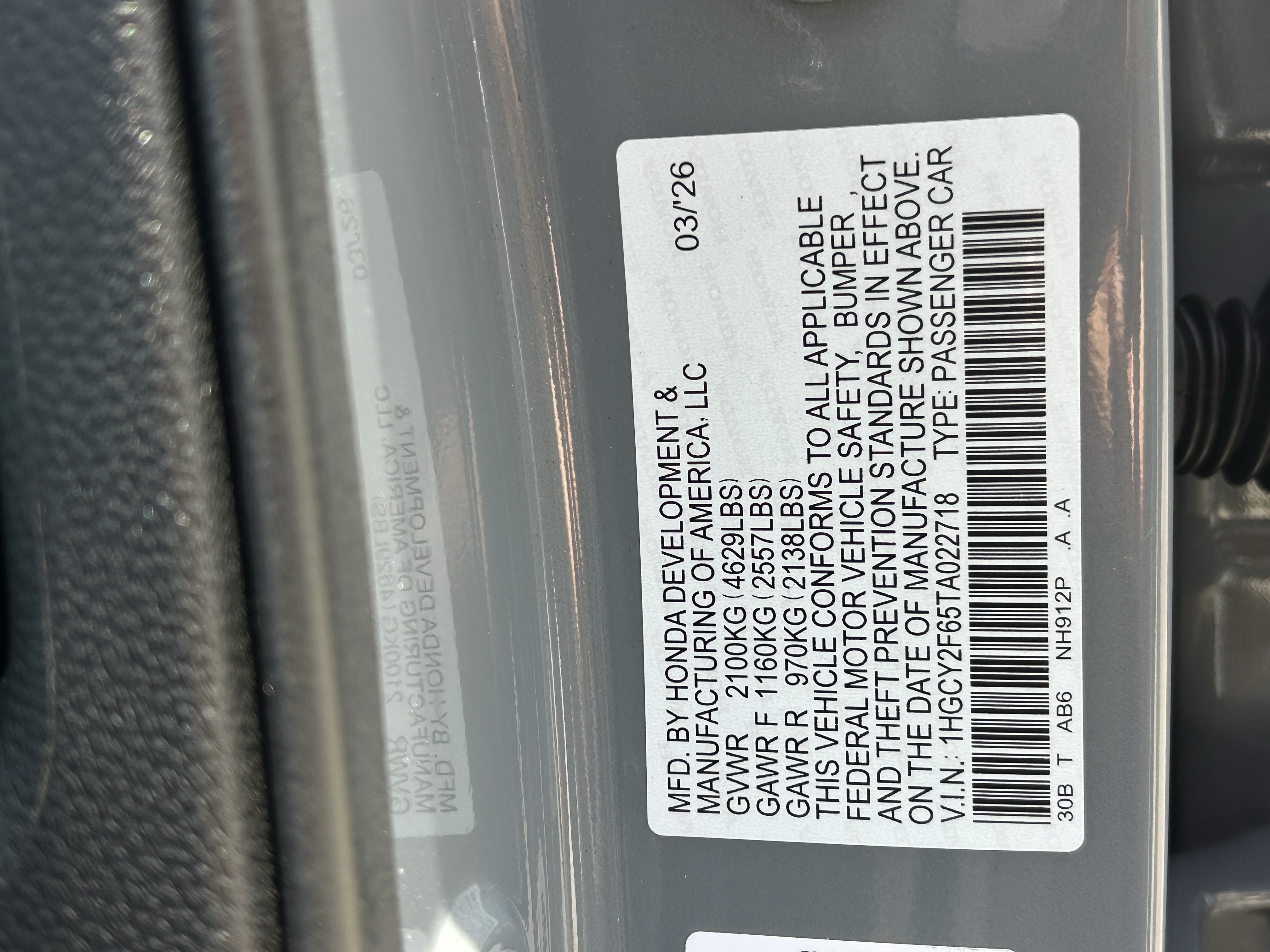Used 2026 Honda Accord EX-L image 30