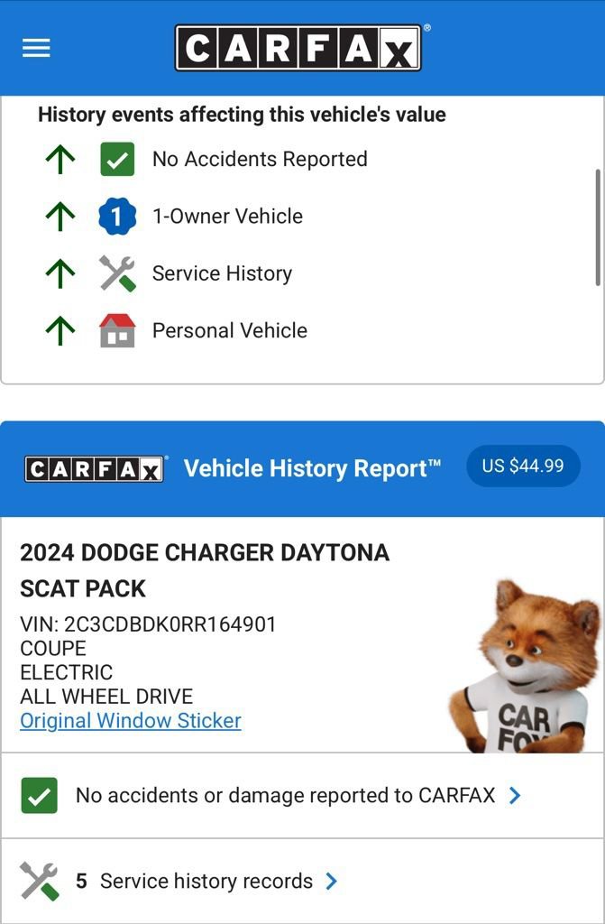 Used 2024 Dodge Charger R/T Scat Pack w/ Plus Group image 6