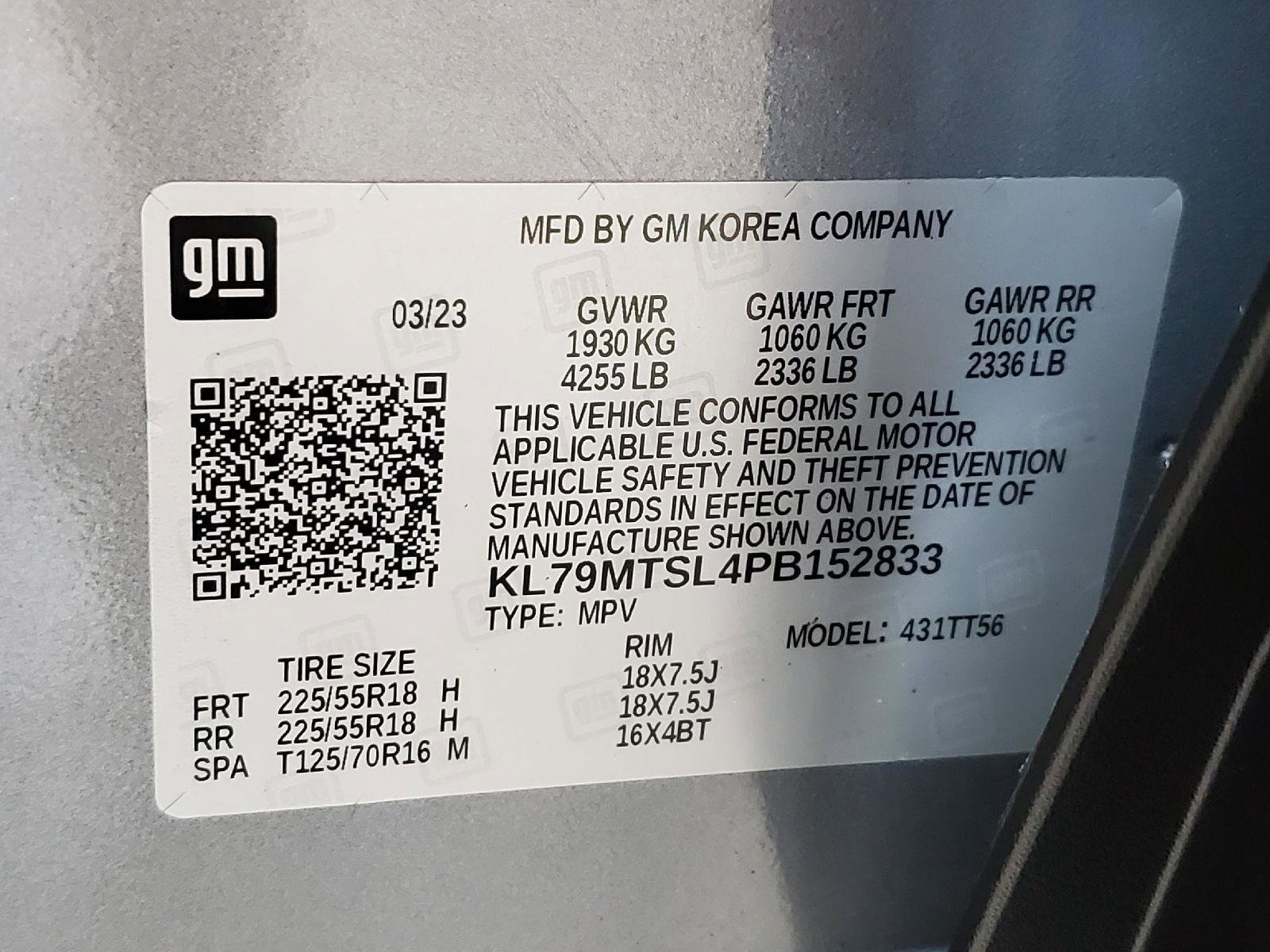 Used 2023 Chevrolet TrailBlazer RS w/ Sun and Liftgate Package image 39