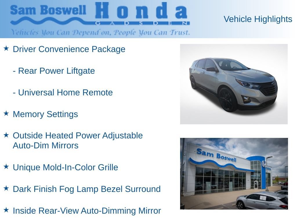 Used 2020 Chevrolet Equinox LT w/ Sport Edition FWD image 9