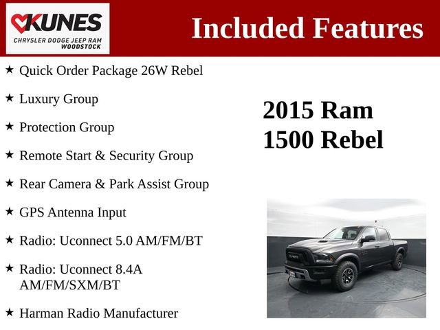 Used 2015 RAM 1500 Rebel AWD/4WD image 3