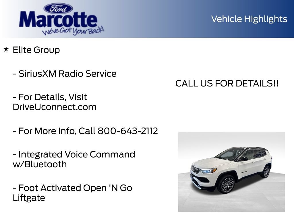 Used 2023 Jeep Compass Limited w/ Elite Group AWD/4WD image 39