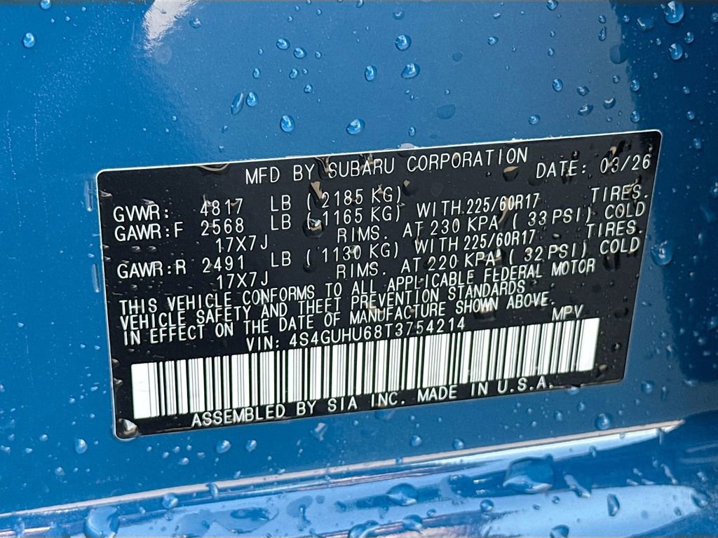 New 2026 Subaru Crosstrek 2.5i Wilderness w/ Crosstrek Mirror Package image 29