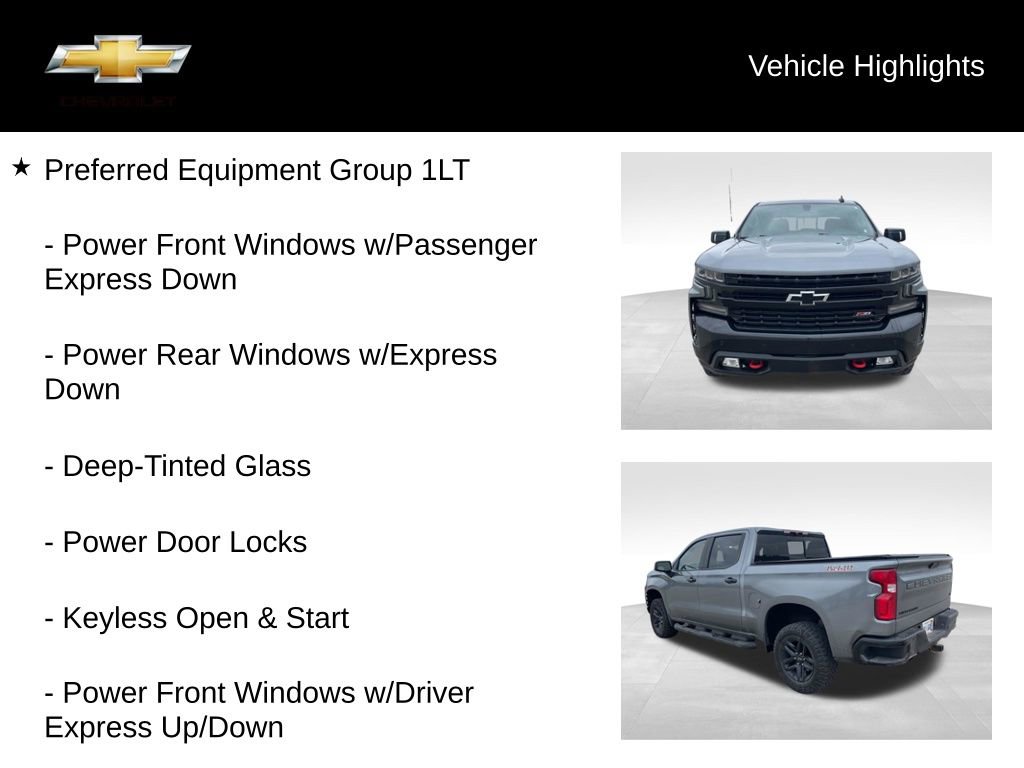 Used 2020 Chevrolet Silverado 1500 LT Trail Boss AWD/4WD image 19