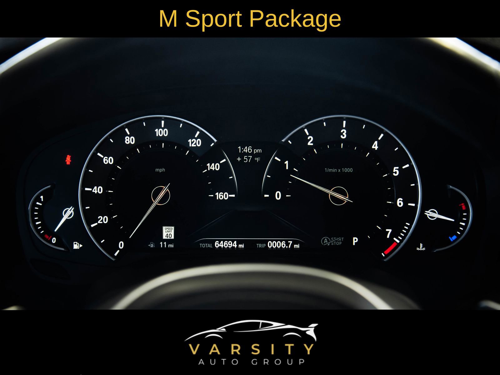 Used 2019 BMW 540i w/ M Sport Package RWD image 7