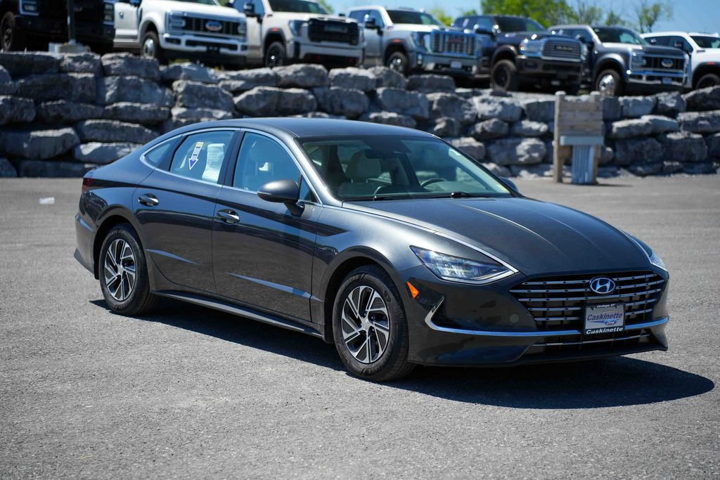 Used 2023 Hyundai Sonata Blue FWD image 3