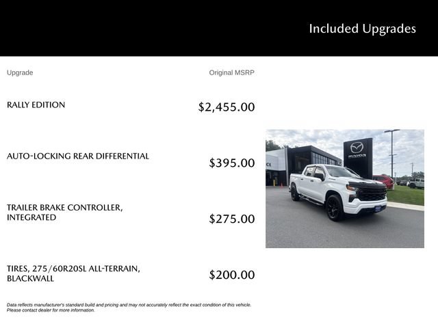 Used 2023 Chevrolet Silverado 1500 Custom w/ Rally Edition AWD/4WD image 5