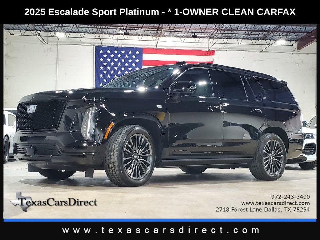 Used 2025 Cadillac Escalade Sport Platinum w/ LPO, Floor Liner Package
